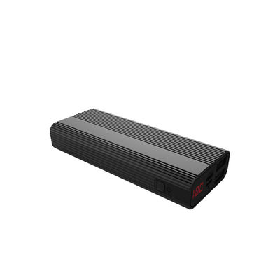 Μέταλλο 121mm επίδειξης LCD διπλή τράπεζα δύναμης USB