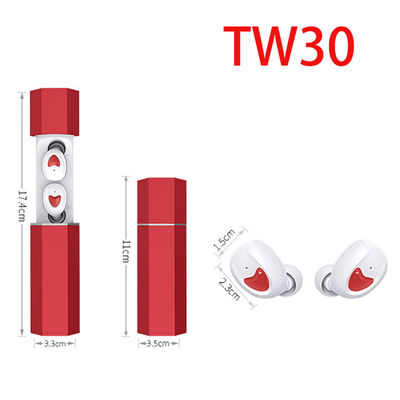 TW30 ακουστικά Bluetooth 5,0 μίνι -αυτιών Earbuds κασκών δίωτη υψηλής πιστότητας στερεοφωνική ακουστική υγιής μείωση θορύβου χεριών ελεύθερη