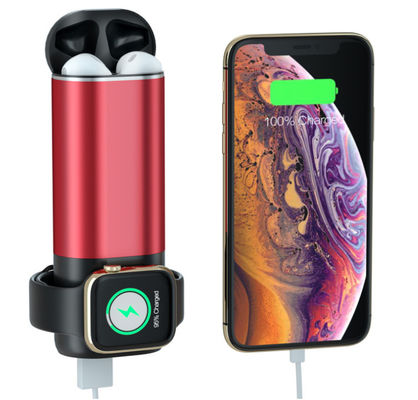 3 σε 1 ασύρματη τράπεζα 15W 5200mAh δύναμης φορτιστών Multifuntional