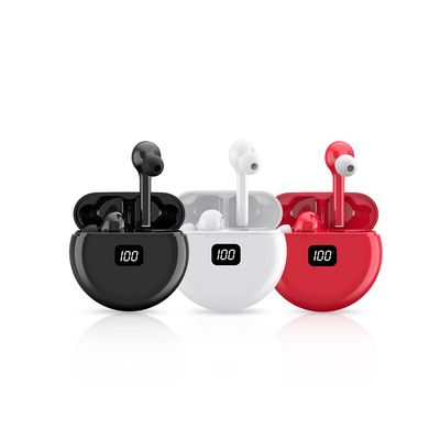 μετάδοση IPX-4 Bluetooth 5,0 15M θόρυβος TWS που ακυρώνει τα ακουστικά