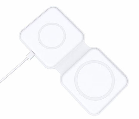 15W 2 σε 1 ασύρματο φορτιστή διδύμου Magsafe για το iPhone 12
