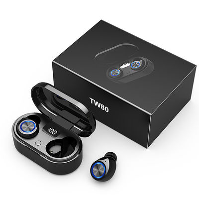 TW80 ασύρματο Bluetooth 5,0 TWS μίνι υψηλής πιστότητας Earbuds με MIC