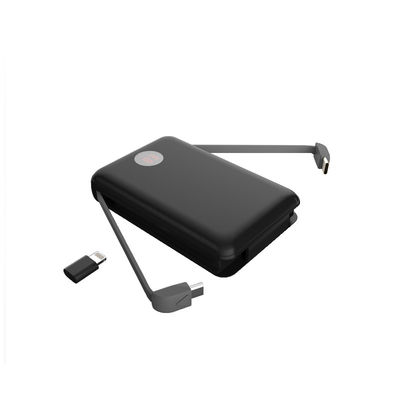 Ενσωματωμένη τράπεζα 10000mAh δύναμης καλωδίων επίδειξης LCD για αρρενωπό