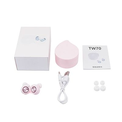 SBC AAC 123db TWS αληθινό ασύρματο Bluetooth Earbuds με τη χρέωση της περίπτωσης