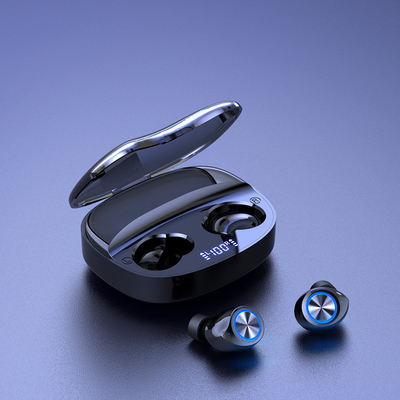 Οδηγημένη επίδειξης αφής ασύρματη κάσκα Earbuds TW90 5,0 ακουστικών ελέγχου ασύρματη με το κιβώτιο φορτιστών